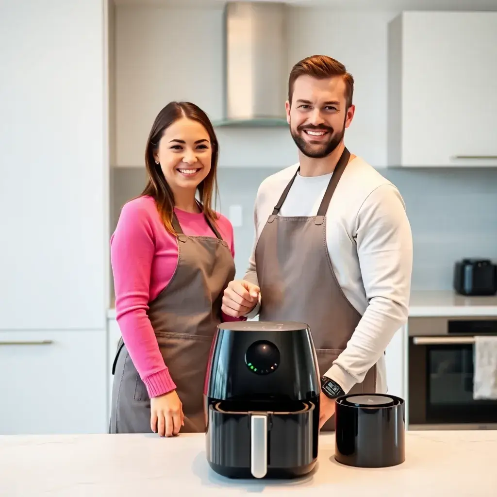 Air Fryer posing